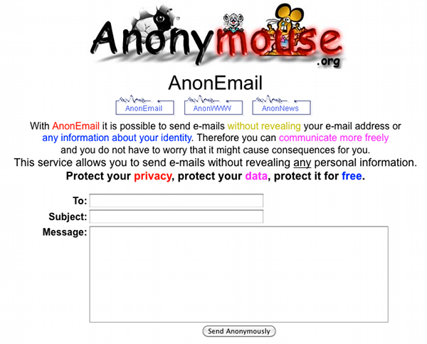 anonymous mail 1