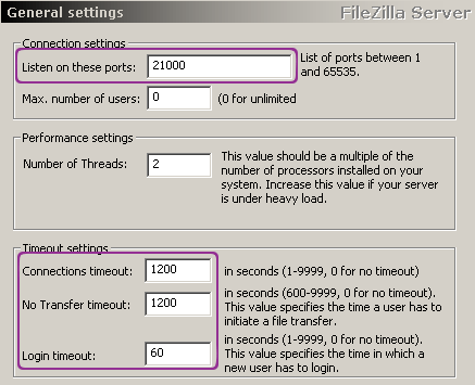 Filezilla server 7