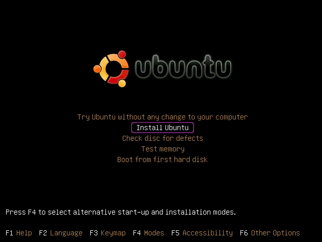 Εγκατάσταση Ubuntu 1