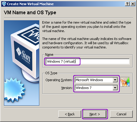 Virtualbox install 2