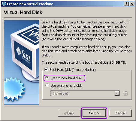 Virtualbox install 4