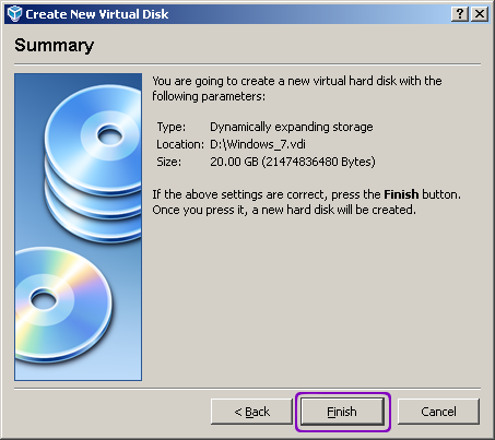 Virtualbox install 8