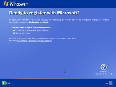 Register with Microsoft